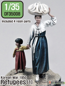 Def Model DF35008 1/35 Refugees (1) Korea war 1950/51