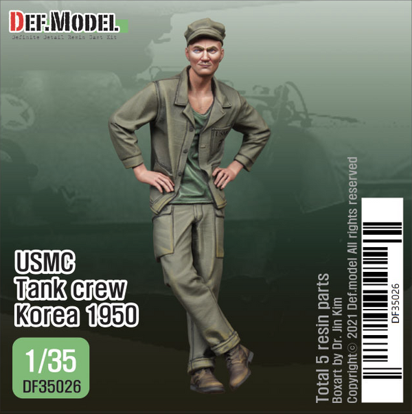 Def Model DF35026 1/35 USMC Tank Crew Korea 1950