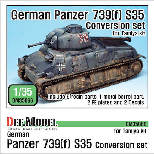 Def Model DM35066 1/35 German Panzer 739(f) S35 Conversion set