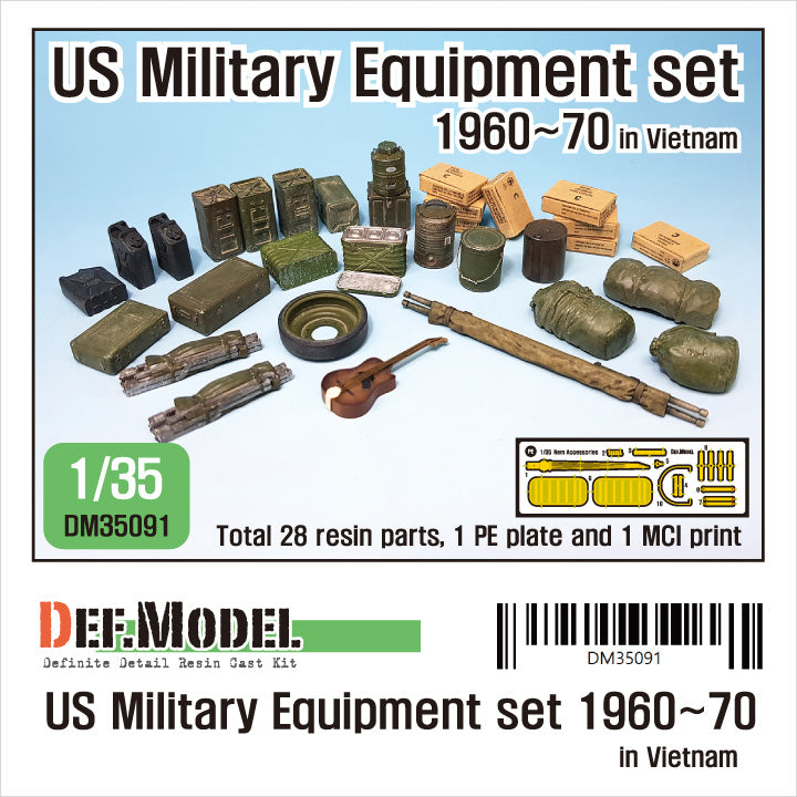 Def Model DM35091 1/35 U.S. Military Equipment Set -1960-70