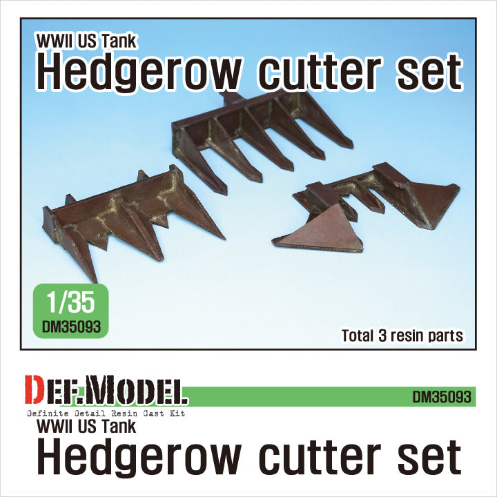 Def Model DM35093 1/35 WWII US Tank Hedgerow Cutter Set (for 1/35 Tami