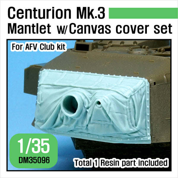 Def Model DM35096 1/35 Centurion Mk.3 Mantlet w/ Canvas CoverSet (for AFV Club)