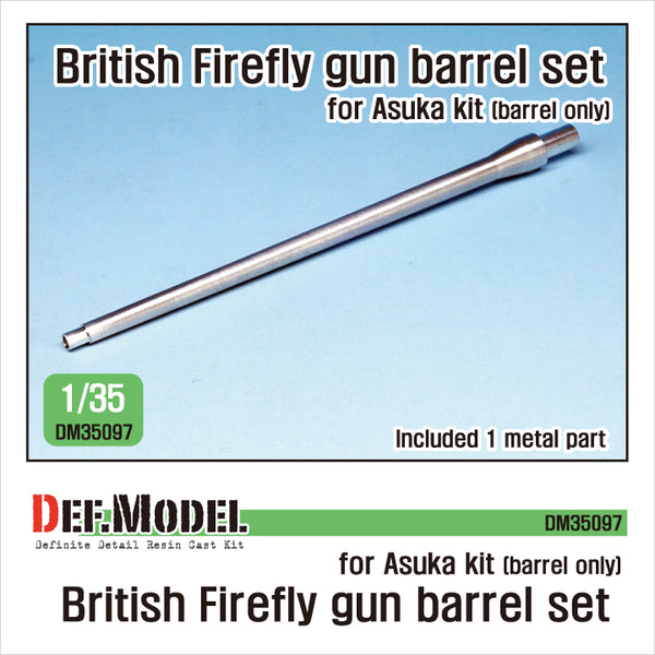 Def Model DM35097 1/35 British Sherman Firefly Metal Barrel (No Muzzle Brake Included - For Asuka)