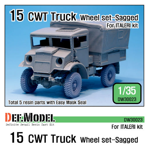 Def Model DW30023 1/35 WW2 British 15 CWT Truck wheel set
