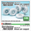 Def Model DW30034 1/35 WW2 British AEC Dorchester / Matador Wheel set