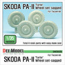 Def Model DW30035 1/35 WW2 Czech Skoda PA-II "Turtle" Wheel set