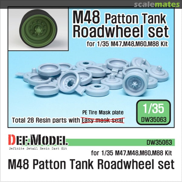 Def Model DW35063 1/35 M48 Patton Tank Roadwheel set