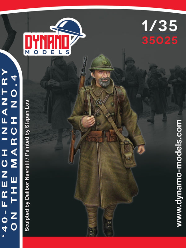 Dynamo DYM35025 1/35 French Infantry on the March No. 4 -1940