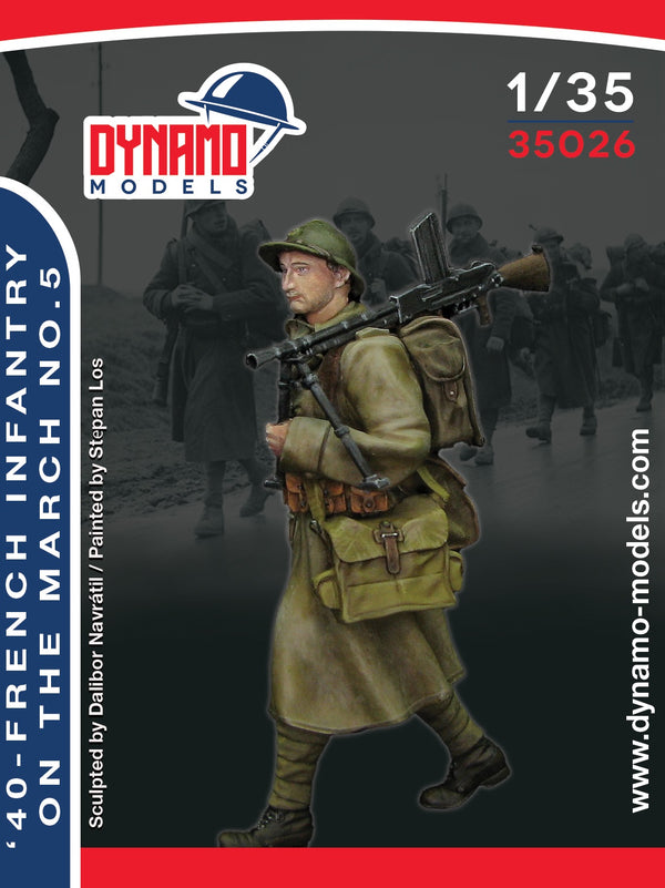 Dynamo DYM35026 1/35 French Infantry on the March No. 5 -1940