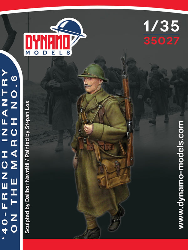 Dynamo DYM35027 1/35 French Infantry on the March No. 6 -1940