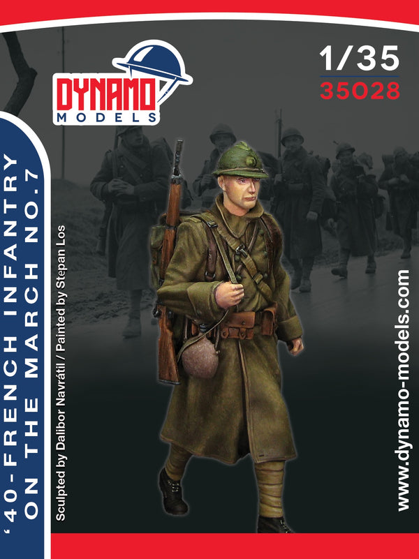Dynamo DYM35028 1/35 French Infantry on the March No. 7 -1940