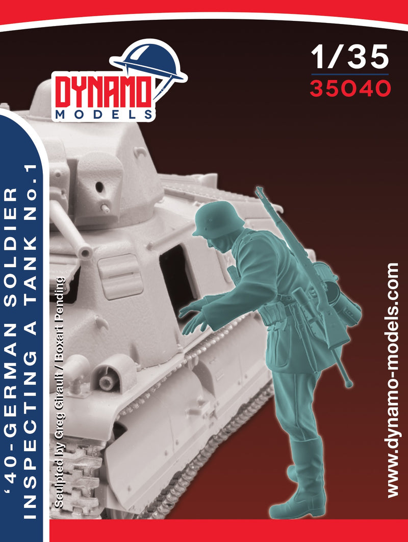 Dynamo DYM35040 1/35 German Soldier Inspecting a tank No. 1 -1940