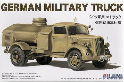Fujimi 722320 1/72 German Military Truck - Opel Blitz 3t Fuel Tanker