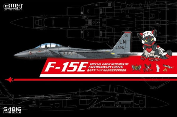 Great Wall Hobby S4816 1/48 F-15E "Strike Eagle"  Special Paint Schemes of Expeditionary Eagles