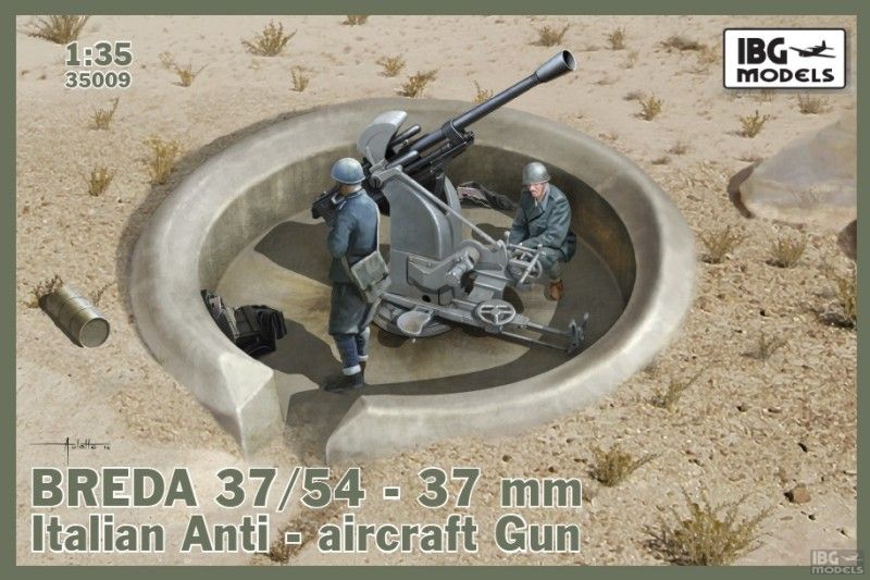 IBG 35009 1/35 Breda 37/54 - 37mm Italian Anti-Aircraft Gun