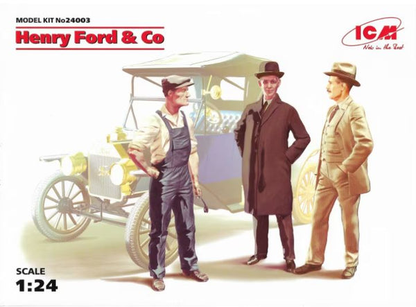 ICM 24003 1/24 Henry Ford And Co. - 3 figure set
