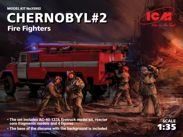 ICM 35902 1/35 Chernobyl #2, Fire Fighters
