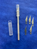 Andy's Hobby Headquarters AHHQ HN1- Aluminum Hobby Knife w/ blade & Safety Cover PLUS 5 replacement blades