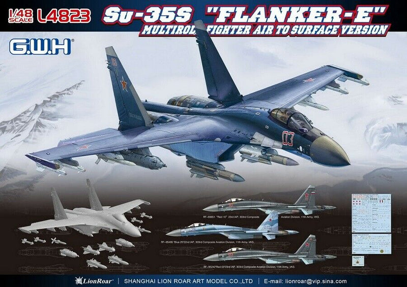 Great Wall Hobby L4823 1/48 Sukhoi-Su35S "Flanker E"