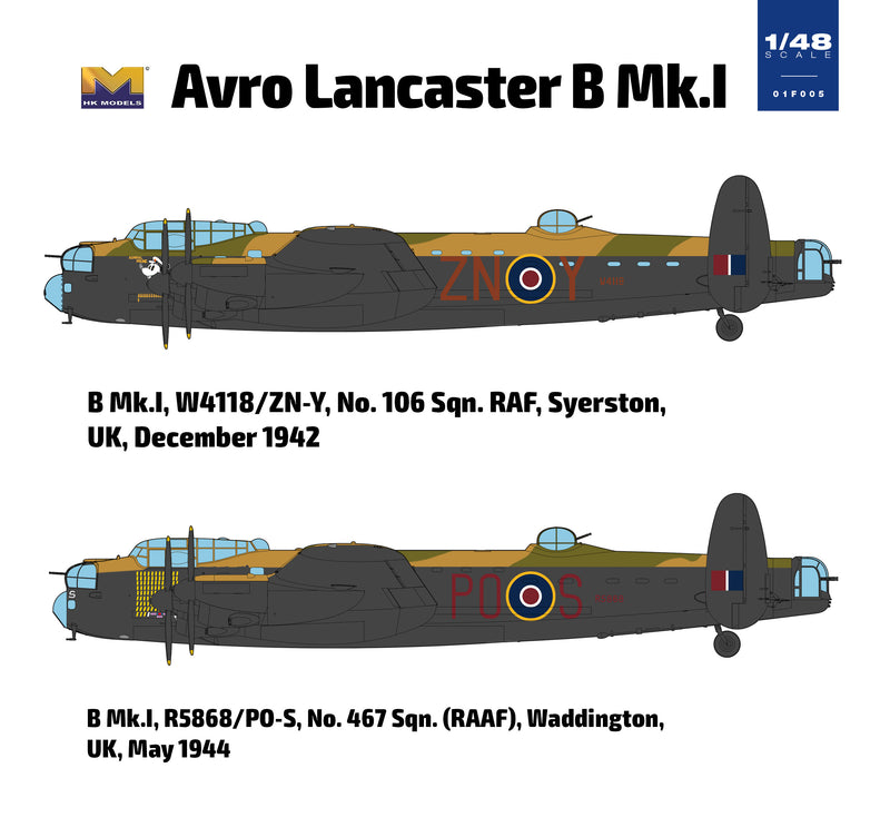 1/48 HK Models Avro Lancaster B MK.1
