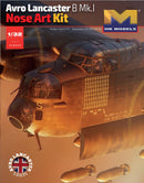 HK Models M01E033 1/32 Avro Lancaster B Mk.I Nose Art Kit