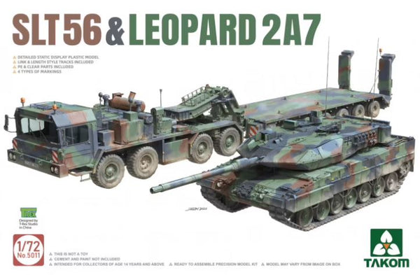 Takom 5011 1/72 SLT56 & Leopard 2A7