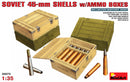 MiniArt 35073 1/35 Soviet 45-mm Shells with Ammo Boxes