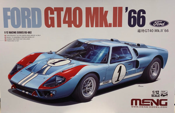 Meng RS002 1/12 Ford GT40 Mk.II '66