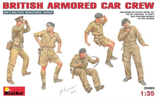 1/35 Mini Art British Armored Car Crew