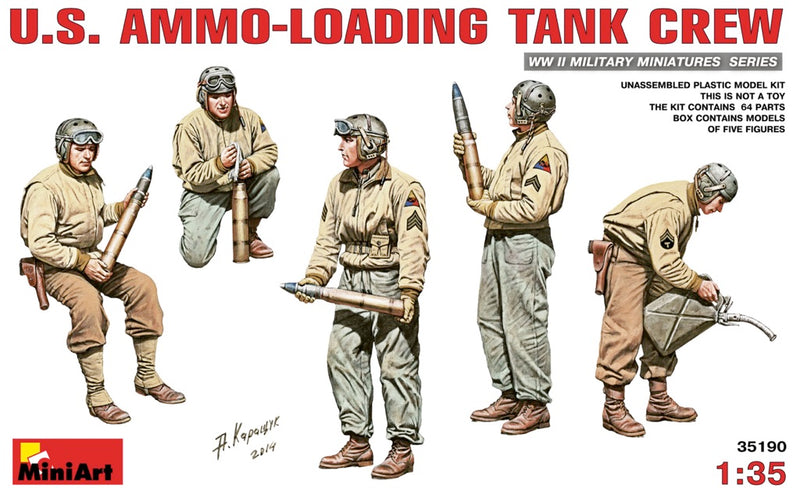 Miniart 35190 1/35 US Ammo-Loading Tank Crew