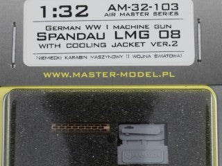 Master Model 32-103 1/32 German WWI Machine Gun Spandau LMG 08 Ver.2 W/Cooling Jacket