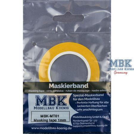 MBK 1mm Masking Tape - 1mm X 18m