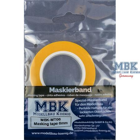 MBK 6mm Masking Tape - 6mm X 18m