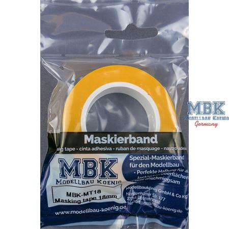 MBK 18mm Masking Tape - 18mm X 18m