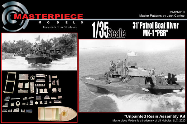 Masterpiece Models MMVN010 1/35 31' Patrol Boat River MK-1 "PBR" - RESIN