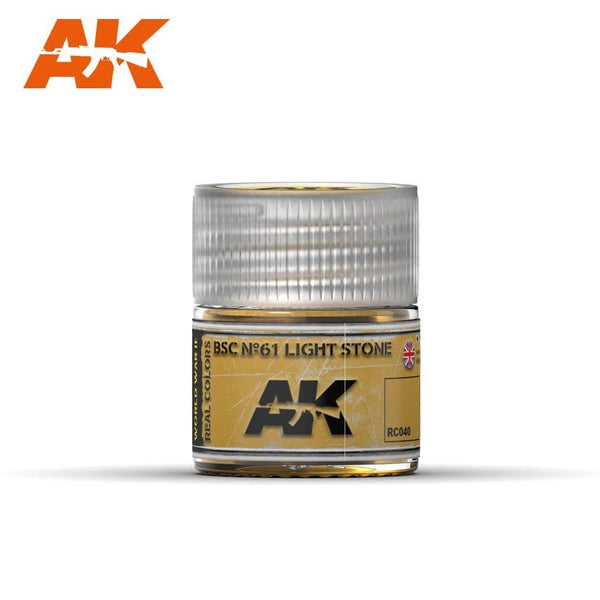 AK Interactive RC040 Real Colors : BSC Nº61 Light Stone 10ml