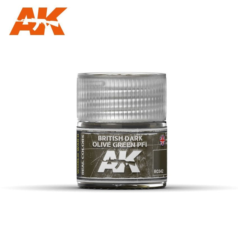 AK Interactive RC042 Real Colors : British Dark Olive Green PFI
