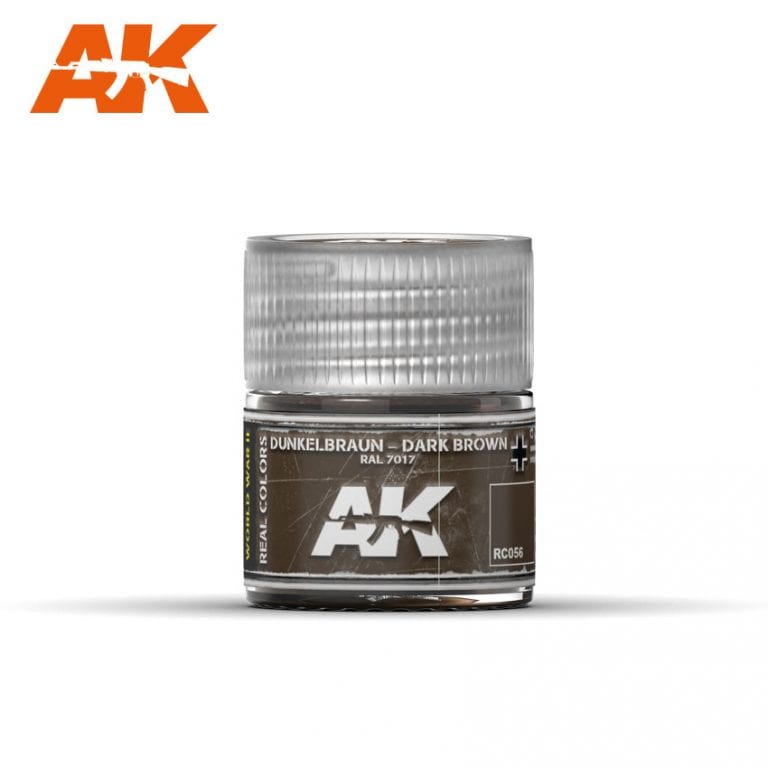 AK Interactive RC056 Real Colors : Dunkelbraun- Dark Brown RAL 7017