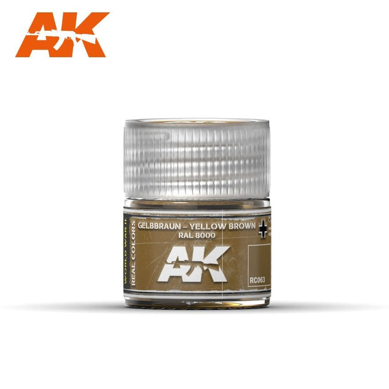 AK Interactive RC063 Real Colors : Gelbbraun - Yellow Brown RAL 8000