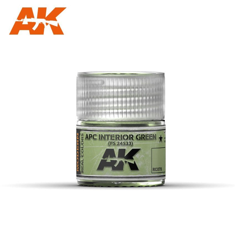 AK Interactive RC078 Real Colors : APC Interior Green 10ml