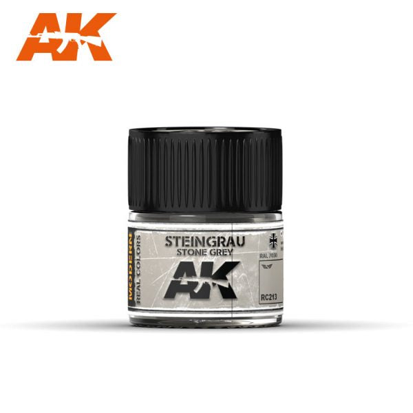 AK Interactive RC213 Real Colors : Steingrau-Stone Grey RAL 7030