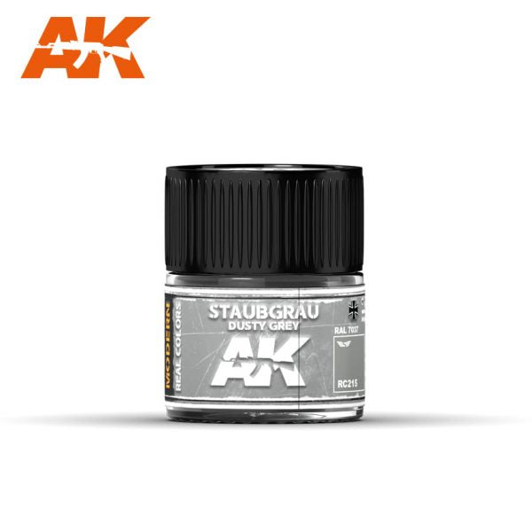 AK Interactive RC215 Real Colors : Dusty Grey RAL 7037 10ml
