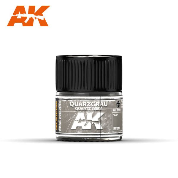 AK Interactive RC216 Real Colors : Quarzgrau - Quartz Grey RAL  7039