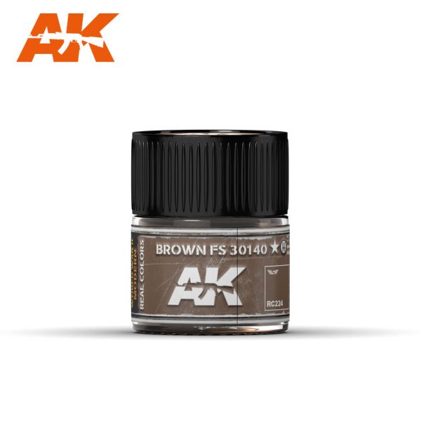 AK Interactive RC224 Real Colors : Brown FS 30140 10ml