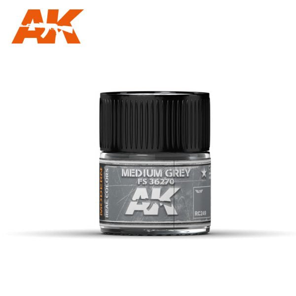 AK Interactive RC249 Real Colors : Medium Grey FS 36270 10ml