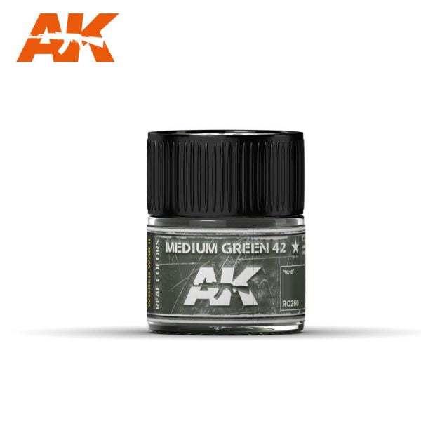 AK Interactive RC260 Real Colors : Medium Green 42 10ml