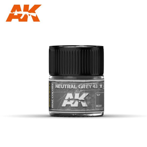 AK Interactive RC261 Real Colors : Neutral Grey 43