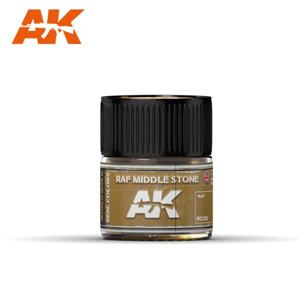 AK Interactive RC292 Real Colors 292 : RAF Middle Stone 10ml