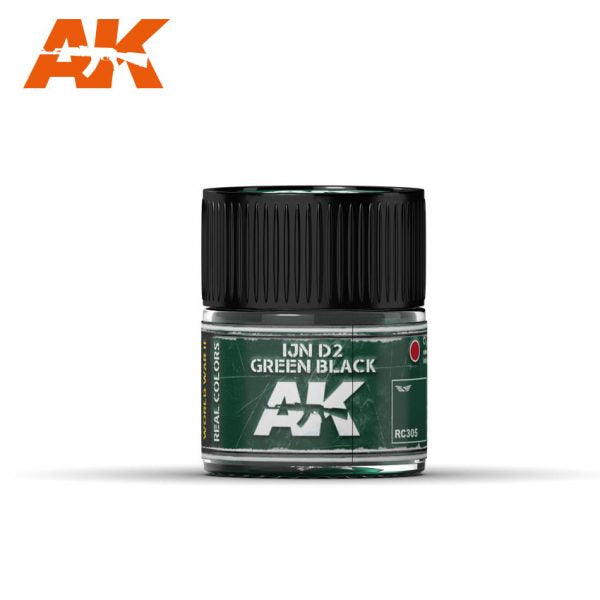 AK Interactive RC305 Real Colors : IJN D2 Green Black