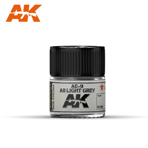 AK Interactive RC308 Real Colors : AE-9 / AII Light Grey 10ml